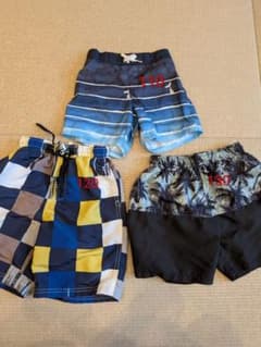 H&M他 男の子用スイムパンツ 3点セット 110 120 130のサムネイル