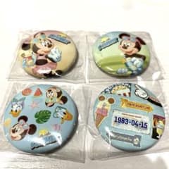 東京ディズニーリゾート 缶バッジ 4種セット - メルカリ