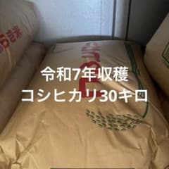 R7年産 新米 茨城産 コシヒカリ 30キロ 玄米 送料込 30kg - メルカリ