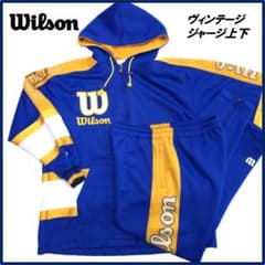 Wilson ウィルソン セットアップ ジャージ上下 青×黄 スポーツウェア