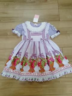 シャーリーテンプルフルーツバスケットワンピースとトップスセット 110cm