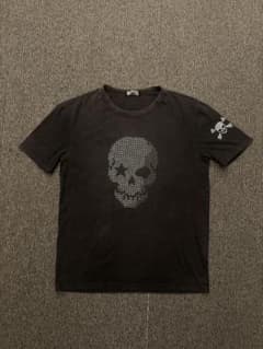 希少 YB スカル メタルスタッズ Tシャツ ITALIA Y2K お兄系 平成