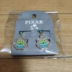 【イヤリング⑭】PIXAR リトルグリーンメン 両耳用のサムネイル