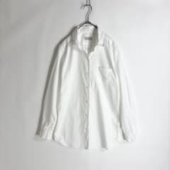 ★美品★Deuxieme classe★ワイヤーウォッシュシャツ白 Deuxieme Classe（ドゥーズィエムクラス） ブラウス シャツ ワイヤー