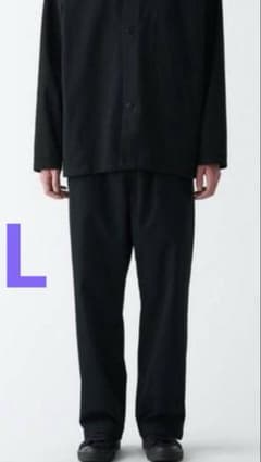 Muji Labo 燃えにくい素材を使ったワイドパンツ Lサイズのサムネイル