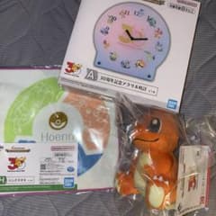 ポケモン 一番くじ 30周年記念アクリル時計 A賞 C賞 ヒトカゲ