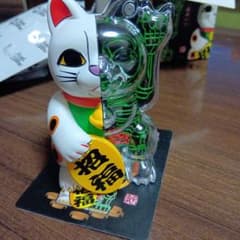 招福】kouun neko 50 招き猫 フィギュア スカル スケルトン - メルカリ