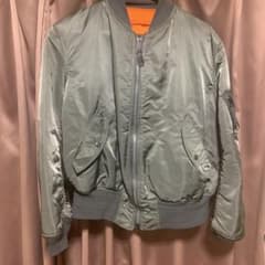 美品！！希少タグ！ALPHA MA-1 アルファ　USA製　90sのサムネイル
