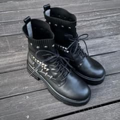 y2k archive opium リメイク　サイドゴアブラッグブーツ　ギミック