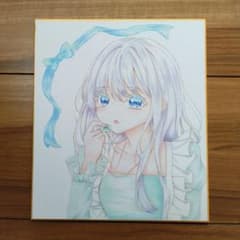 コピック画 色紙 イラスト - メルカリ