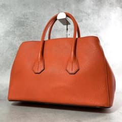 chuppy2021様　BALLY バリー　ハンドバッグ　ソメ　オレンジ　レザー chuppy2021様 BALLY バリー ハンドバッグ ソメ オレンジ レザー - メルカリ