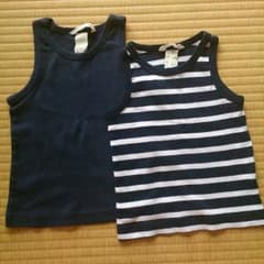 専用！H&M 90 ボーダータンクトップセットのサムネイル
