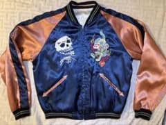 ず*侍様 テーラー東洋 スカジャン スカルのサムネイル