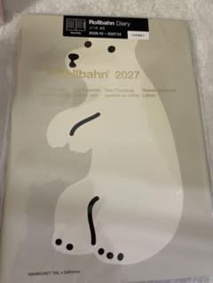 ロルバーン ノートダイアリー WARMGREY TAIL A5 新品 シロクマのサムネイル