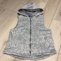 送込☆フード付ベスト(Navy)のサムネイル