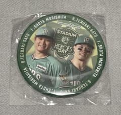 阪神タイガース STADIUM HEROES DAY ビッグ缶バッジ 佐藤・森下のサムネイル