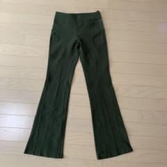 G-FIT フレアパンツ カーキ レディースのサムネイル