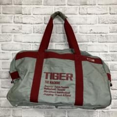 3F 【希少】ASICS TIGER ヴィンテージ ボストンバッグ 昭和レトロ 3F 【希少】ASICS TIGER ヴィンテージ ボストンバッグ 昭和レトロ