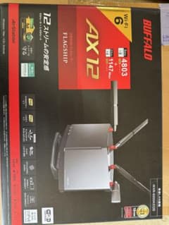 BUFFALO WXR6000AX12S 中古品 BUFFALO WXR-6000AX12S 無線LANルーター - メルカリ