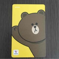 T money LINE ブラウン(残高あり)のサムネイル
