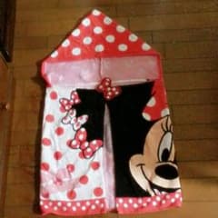 Disney ミニーちゃん フード付きタオルのサムネイル