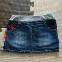 キッズデニムスカート95のサムネイル