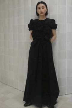 AMERI】BUMPY GATHER FLARE DRESS - メルカリ