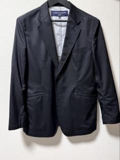 COMME des GARÇONS ウールギャバジン パッカリングジャケットS - メルカリ