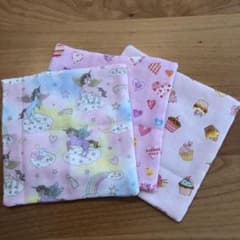 ハンドメイド☆ガーゼハンカチのサムネイル