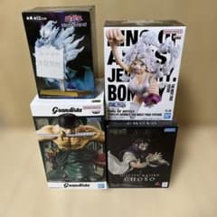 フィギュア 4体セット ワンピース 呪術廻戦 遊戯王 未開封まとめ売り