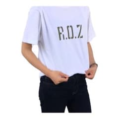 値下げ！ロゴTシャツROUZI ビックTシャツ　オーバーサイズ シンプルのサムネイル