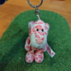 NICI ヒョウ柄 ピンク ぬいぐるみ キーホルダーのサムネイル