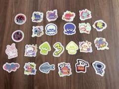 スプラトゥーン3 リングスナック シール　全種 コンプリート　24種類のサムネイル