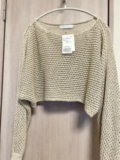 noble メッシュショート丈プルオーバーのサムネイル