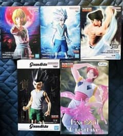 HUNTER × HUNTER 최신 피규어 5 종 세트 신품 미개봉 정리 판매