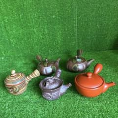 ＆a438】（萬古焼/備前焼/常滑焼）急須 煎茶道具 茶器 まとめ 5個 
