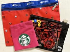 【セット販売】『ANNASUI』『LeSportsac』ポーチ2個セットのサムネイル