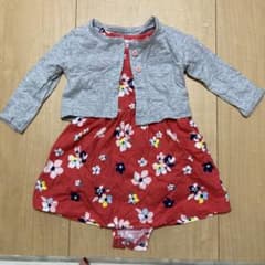 Carter's 花柄ワンピース カーディガン セット 12Mのサムネイル