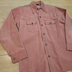 超希少種サーモンピンク70s～リーバイス70505?ウエスタンコーデュロイ