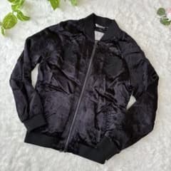 希少✨ZARA MAN スカジャン 大きいサイズ オールブラック 虎 両面刺繍 ZARA ザラ XL スカジャン ブラック 黒 刺繍 虎 タイガー レーヨン