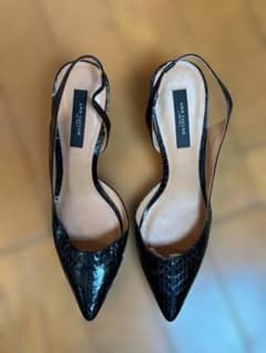 ANN TAYLOR スリングバックパンプス ブラックのサムネイル