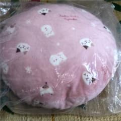 ふくふくにゃんこ　ピンク　クッションのサムネイル