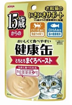 AIXIA 健康缶 とろとろまぐろペースト 40g×12袋のサムネイル