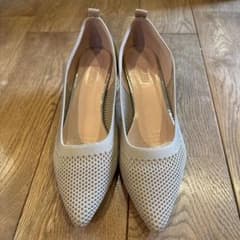 ベージュ メッシュ ハイヒールパンプスのサムネイル