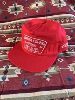 【新品未使用】LXPL CAP LD アメカジ 帽子 キャップ タグ付き 赤のサムネイル
