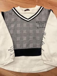 COCOANGEL チェック柄 長袖カットソー 150cmのサムネイル