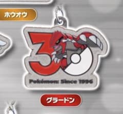 ポケモン 30周年 メタルチャーム グラードン 未開封のサムネイル