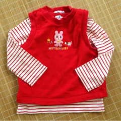 KANHARUママ様専用！ミキハウス Tシャツとベストセットのサムネイル