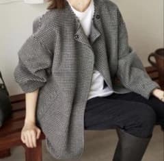 美品》SLOBE IENA HAMILTONダブルフェイスウールショートコート - メルカリ