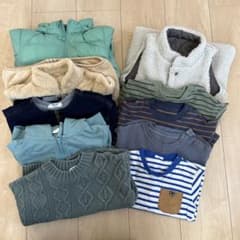 男の子　秋冬トップス　アウター　90センチ　まとめ売りのサムネイル